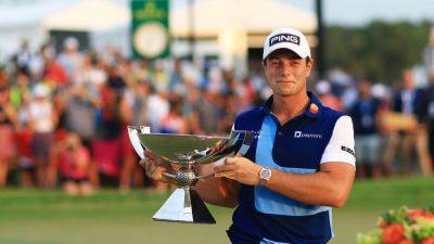 Viktor Hovland eases to five-stroke victory in Tour Championship