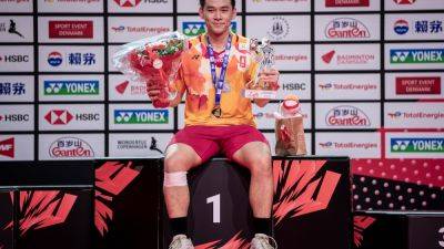 Thailand's Kunlavut Vitidsarn Spills Blood To Win Badminton World Crown