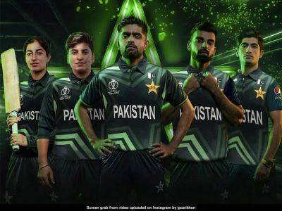 Babar Azam - Naseem Shah - Shadab Khan - Watch: Pakistan Cricket Team's Jersey For Asia Cup 2023, ODI World Cup Unveiled - sports.ndtv.com - Australia - India - Afghanistan - Pakistan - state New Jersey - Jersey