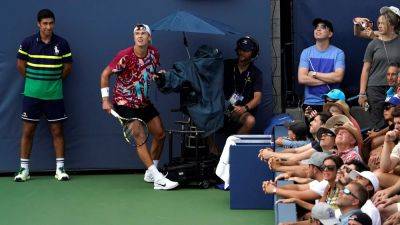 Holger Rune heads for US Open exit after taking swipe at being put on court five