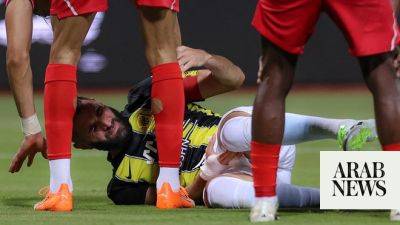 Ittihad’s Benzema injured in win over Wehda