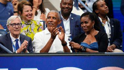 Obama family watches as Coco Gauff wins US Open first-round matchup