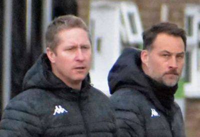Folkestone Invicta joint-head coach Micheal Everitt reacts to 2-0 Isthmian Premier derby win against Margate