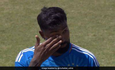 Hardik Pandya Gets Emotional During National Anthem In 1st T20I Against West Indies. Pic Goes Viral