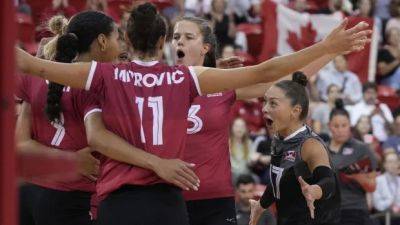 Canada bumps off Mexico in NORCECA senior women's volleyball opener - cbc.ca - Mexico - Canada - Puerto Rico - Costa Rica - Dominican Republic - Cuba