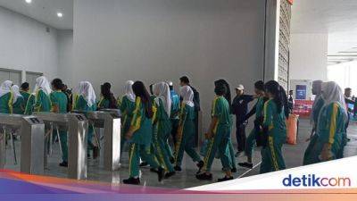 Keseruan Pelajar SMA Jakarta Saksikan FIBA World Cup 2023