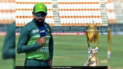 Shaheen Afridi - Fakhar Zaman - Babar Azam - Asia Cup - Babar Azam Explains Reason Behind Naming Pakistan Playing XI In Advance - sports.ndtv.com - Pakistan - Nepal