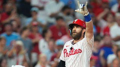 Phillies' Bryce Harper says radio caller motivated him to hit home run
