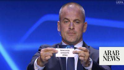 Newcastle United drawn with PSG, Milan and Dortmund in UEFA Champions League group stage