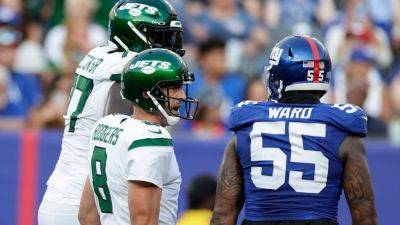 Jets' Aaron Rodgers says Giants' Jihad Ward making stuff up - ESPN