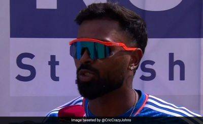 Hardik Pandya - Tilak Varma - "If You Lose Wickets In...": Hardik Pandya's Honest Confession After 1st T20I Defeat - sports.ndtv.com - India