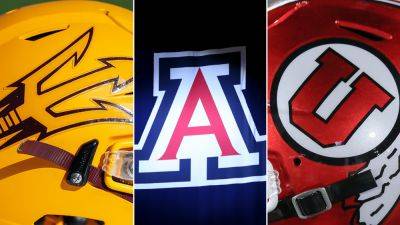 Christian Petersen - Brett Yormark - Big 12 announces Arizona, Arizona State and Utah join conference as Pac-12 continues to crumble - foxnews.com - state Oregon - state Arizona - state Utah - state Washington