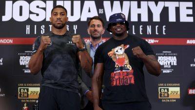 Anthony Joshua - Dillian Whyte - 'Adverse analytical findings' - Anthony Joshua fight is cancelled due to Dillian Whyte VADA test result - rte.ie - Britain