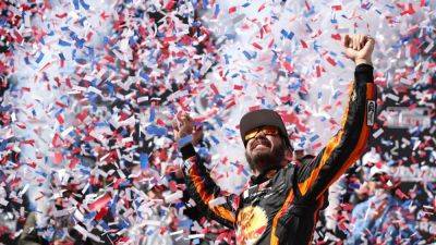 NASCAR points leader Martin Truex Jr. re-signs with JGR for '24 - ESPN