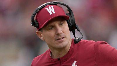Washington State head football coach reacts to conference realignment: ‘What are we doing?’ - foxnews.com - Washington - state Oregon - state Arizona - state California - state Utah - state Washington - county Fresno