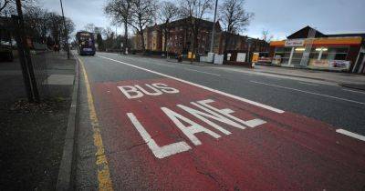 The areas of Greater Manchester where NO bus lane fines were issued by councils in a whole year