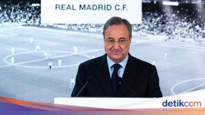 Florentino Perez - Florentino Perez Digosipkan Mundur, Ini Tanggapan Real Madrid - sport.detik.com