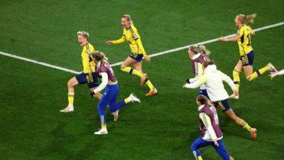 Megan Rapinoe - Magdalena Eriksson - Alex Morgan - Sophia Smith - Alyssa Naeher - Sweden knock United States out of World Cup on penalties - channelnewsasia.com - Sweden - France - Usa - Canada - county Morgan