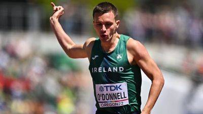 Chris O'Donnell set to compete in 400m at World Athletics Championships