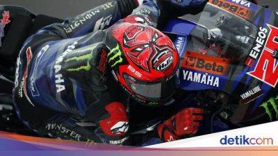 Fabio Quartararo - Senggolan Quartararo dan Marini, Fairing Depan YZR-M1 Sampai Copot - sport.detik.com