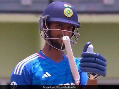 Watch: Tilak Varma's Adorable Gesture For Rohit Sharma's Daughter After Fifty In 2nd T20I