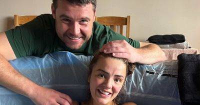 Gemma Atkinson tells former Emmerdale co-star 'welcome' as he announces arrival of second child with intimate moment