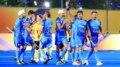 Harmanpreet Singh - Jugraj Singh - Hardik Singh - Indian Men's Hockey Team Beats Malaysia 5-0 In Asian Champions Trophy Game - sports.ndtv.com - India - Malaysia