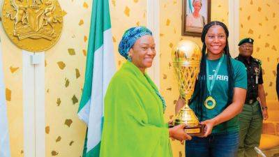 First Lady hosts D’Tigress, says team placed Nigeria on global map - guardian.ng - Nigeria - county Rock