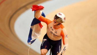 Hoogland powers to third successive 1km time trial gold - channelnewsasia.com - Britain - Netherlands - Australia