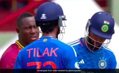 Hardik Pandya - Tilak Varma - Watch: Hardik Pandya Labelled 'Selfish' For Act That Denied Tilak Varma Half-century - sports.ndtv.com - India