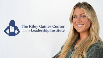 Riley Gaines launches center at the Leadership Institute: It will 'fight the movement to erase women'