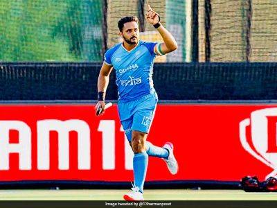 Harmanpreet Singh - "If We Play More...": Harmanpreet Singh On India-Pakistan Hockey Matches - sports.ndtv.com - India - Pakistan