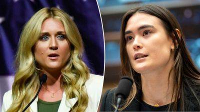 Ron Desantis - Riley Gaines - Ex-NCAA swimmers Paula Scanlan, Riley Gaines blast 'hateful' protesters at Texas bill signing - foxnews.com - Usa - state Texas - county Riley - state Pennsylvania - county Denton