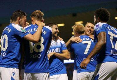 Neil Harris - Robbie Mackenzie - Luke Cawdell - Ashley Nadesan - Medway Sport - Gillingham 3 Southampton 1: Manager Neil Harris reaction to Gills’ Carabao Cup first round victory at Priestfield - kentonline.co.uk
