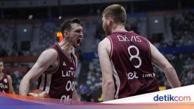 FIBA World Cup 2023: Bangganya Latvia Tekuk Spanyol Sang Juara Bertahan