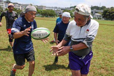 Photo essay: Rugby helps Japan's elderly citizens stay active