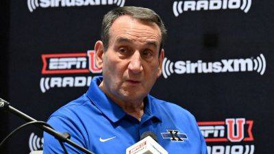 Former Duke coach Mike Krzyzewski says there's 'no leadership' in college sports with NIL