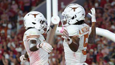 Kevin C.Cox - Quinn Ewers - Jalen Milroe - No. 11 Texas upsets No. 3 Alabama in Tuscaloosa in battle of future SEC rivals - foxnews.com - state Texas - state Alabama - county Tuscaloosa