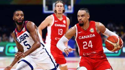 Anthony Edwards - Austin Reaves - Paolo Banchero - Brandon Ingram - Canada holds off U.S. to win bronze at men's Basketball World Cup in OT - cbc.ca - Usa - Canada - Philippines - county Dillon - county Brooks