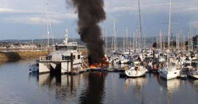 Woman injured and dog believed dead after gas blast and explosion on boat at Welsh marina - manchestereveningnews.co.uk
