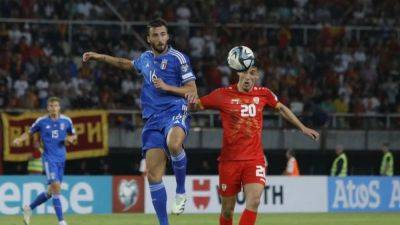 Roberto Mancini - Ciro Immobile - Luciano Spalletti - Bojan Miovski - Late Bardhi goal earns North Macedonia 1-1 draw with Italy - channelnewsasia.com - Ukraine - Italy - Macedonia - Saudi Arabia