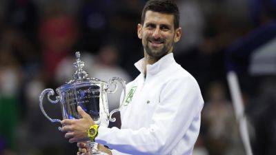 Carlos Alcaraz - Novak Djokovic - Novak Djokovic Beats Daniil Medvedev At US Open 2023 To Win Record-Tying 24th Grand Slam - sports.ndtv.com - Russia - Serbia - Usa - New York - county Arthur - county Ashe