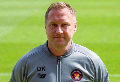 Ebbsfleet United manager Dennis Kutrieb reacts to 2-1 National League defeat at Wealdstone
