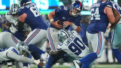 Dallas Cowboys - Daniel Jones - Cowboys' DeMarcus Lawrence feels dominance over Giants 'put the league on notice' - foxnews.com - New York - state New Jersey - county Rutherford - county Mitchell