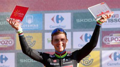 Remco Evenepoel powers to win as Sepp Kuss extends Vuelta lead