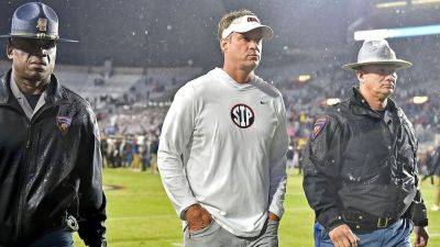 Justin Ford - Ole Miss football player sues Lane Kiffin over alleged lack of mental health care, seeks $40 million - foxnews.com - state Mississippi - county Oxford