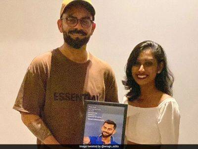 Watch: Virat Kohli Receives Handmade Portrait Of Himself From Fan, Star's Gesture Is Viral