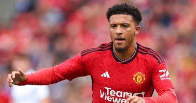 Erik ten Hag asked about Jadon Sancho as winger ready to leave Manchester United