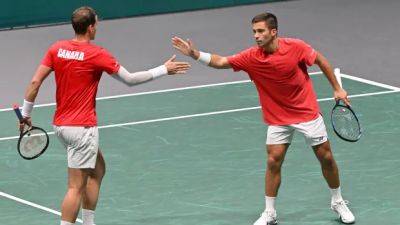 Defending champion Canada prepares for Chile in Davis Cup group stage final