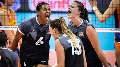 Canada outlasts Netherlands in 5 sets in women's volleyball Olympic qualifier opener - cbc.ca - Ukraine - Netherlands - Serbia - Mexico - Canada - China - Czech Republic - county Canadian - Dominican Republic